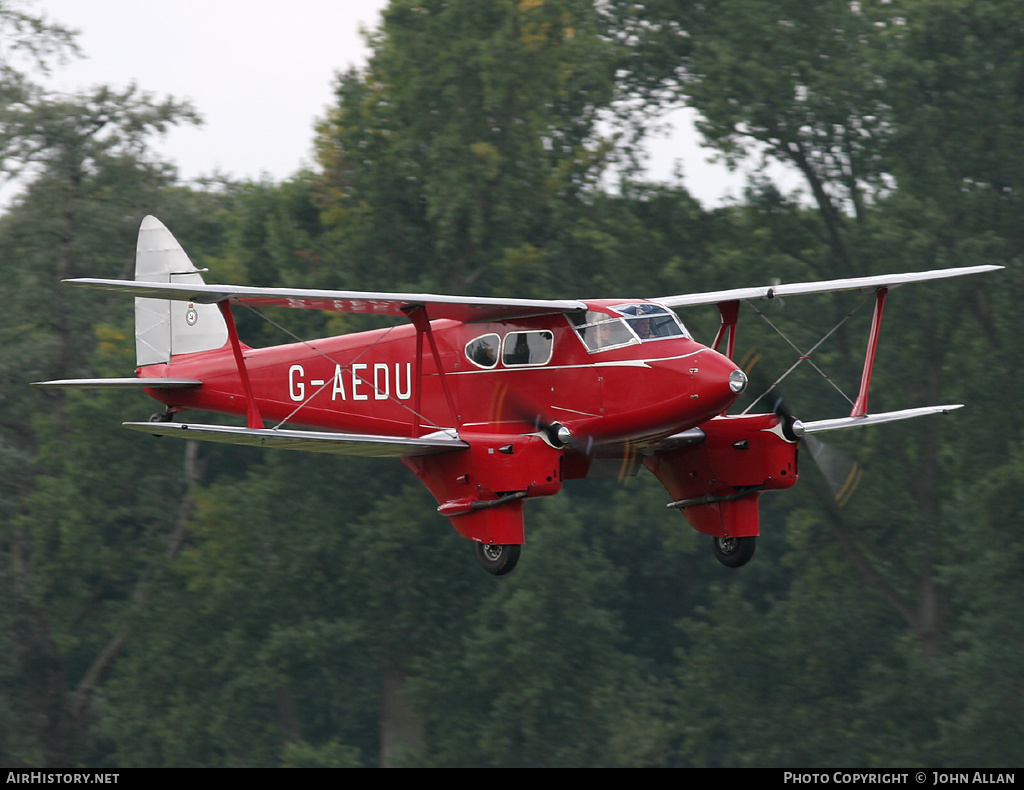 Aircraft Photo of G-AEDU | De Havilland D.H. 90A Dragonfly | AirHistory.net #83967