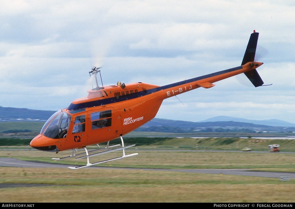 Aircraft Photo of EI-BIJ | Bell AB-206B JetRanger II | Irish Helicopters | AirHistory.net #83978