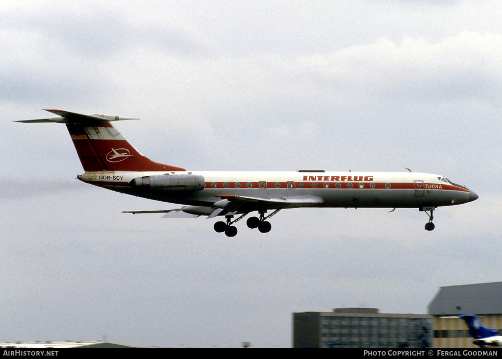 Aircraft Photo of DDR-SCY | Tupolev Tu-134A | Interflug | AirHistory.net #83980