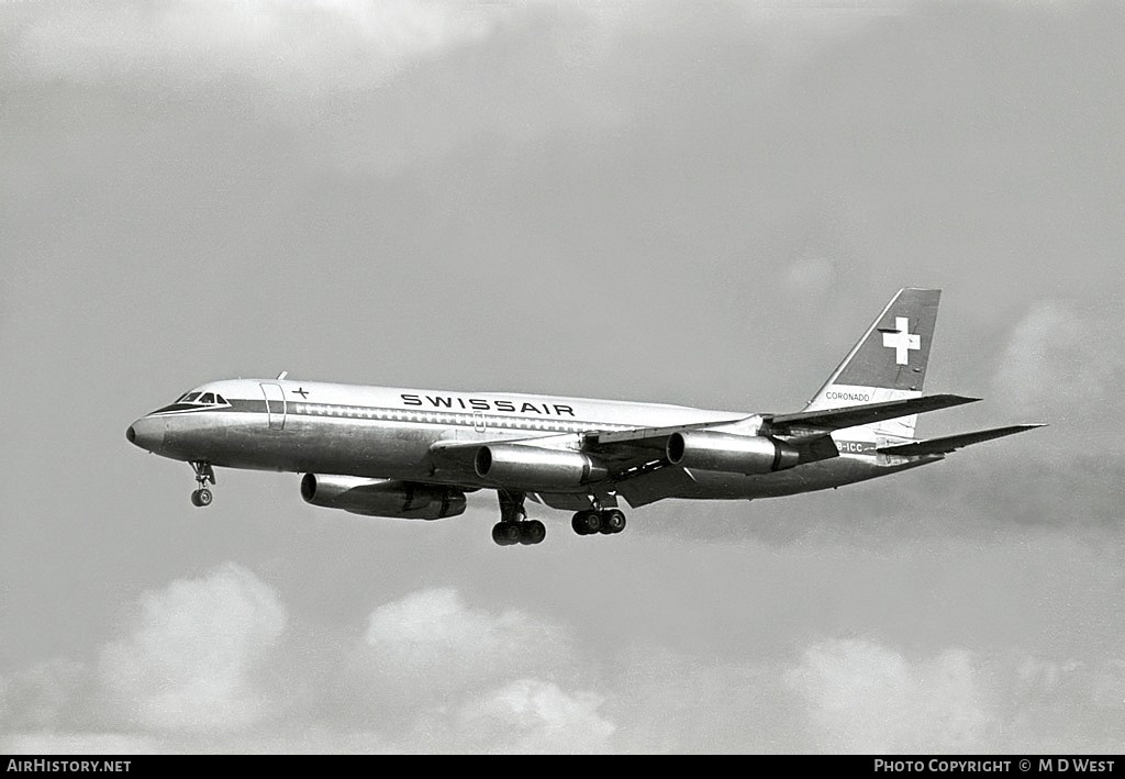 Aircraft Photo of HB-ICC | Convair 990A Coronado (30A-6) | Swissair | AirHistory.net #83995