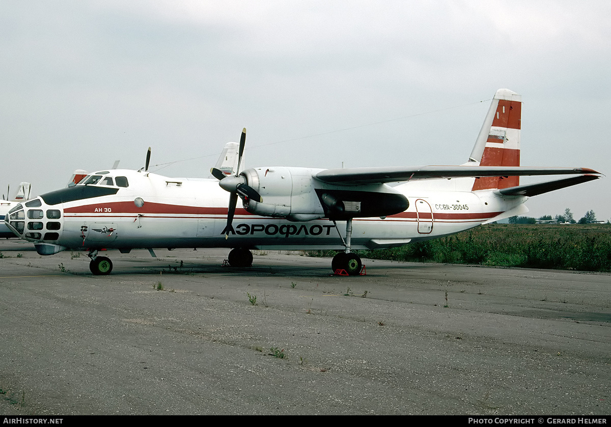 Aircraft Photo of RA-30045 / CCCP-30045 | Antonov An-30 | Aeroflot | AirHistory.net #83997