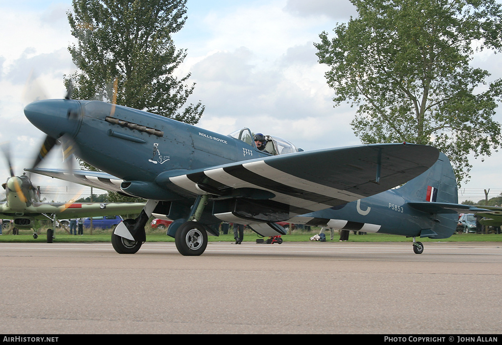 Aircraft Photo of G-RRGN / PS853 | Supermarine 389 Spitfire PR19 | Rolls-Royce | UK - Air Force | AirHistory.net #84007