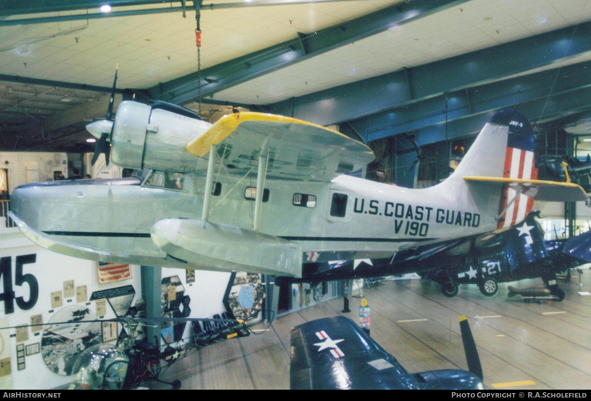 Aircraft Photo of V190 | Grumman JRF-3 Goose | USA - Coast Guard | AirHistory.net #84018