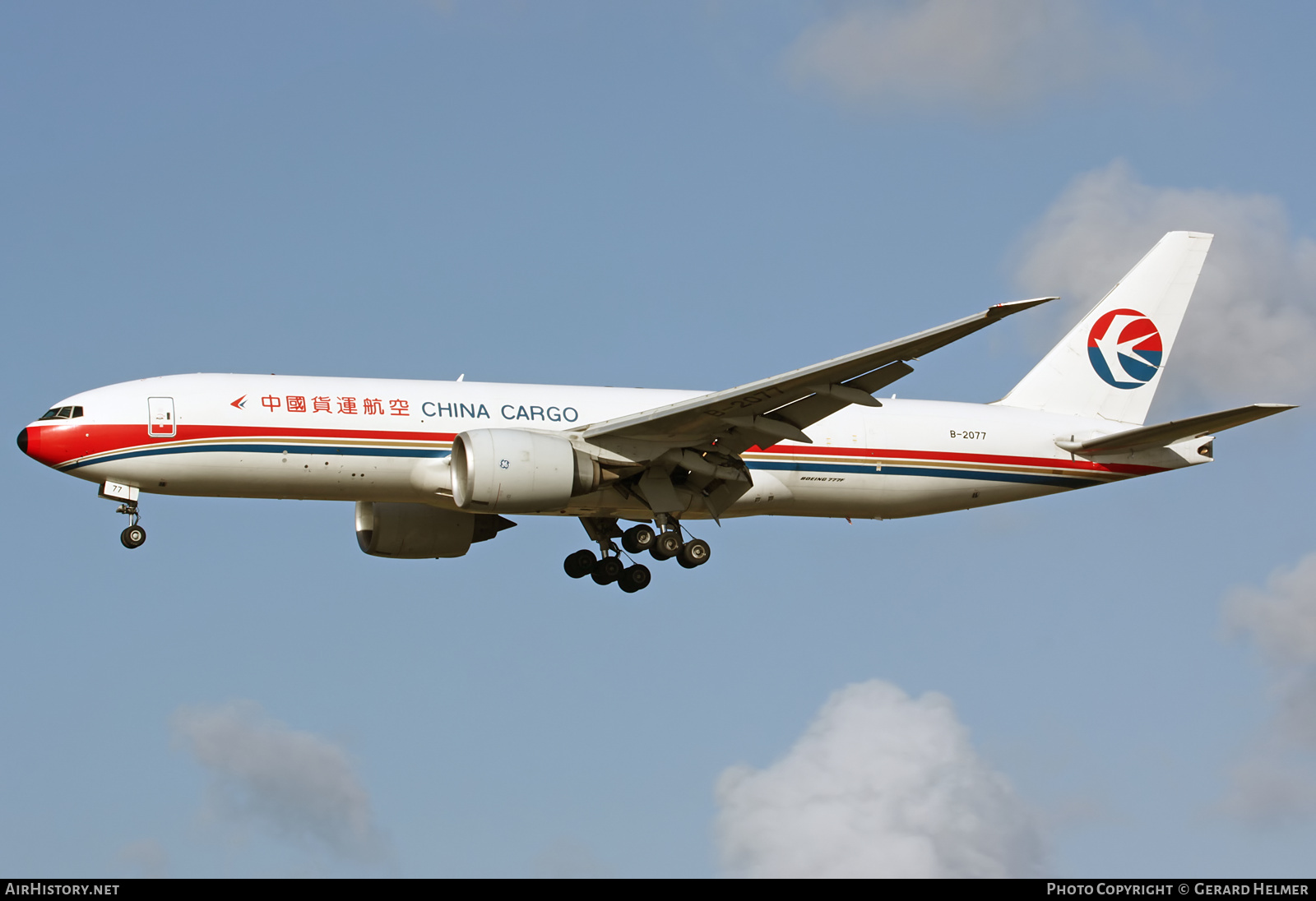 Aircraft Photo of B-2077 | Boeing 777-F6N | China Cargo Airlines | AirHistory.net #84028