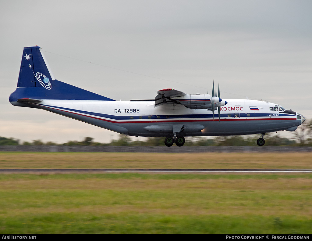 Aircraft Photo of RA-12988 | Antonov An-12B | Kosmos Airlines | AirHistory.net #84031
