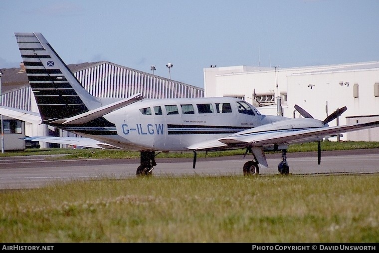 Aircraft Photo of G-ILGW | Cessna 404 Titan | Edinburgh Air Charter | AirHistory.net #84035