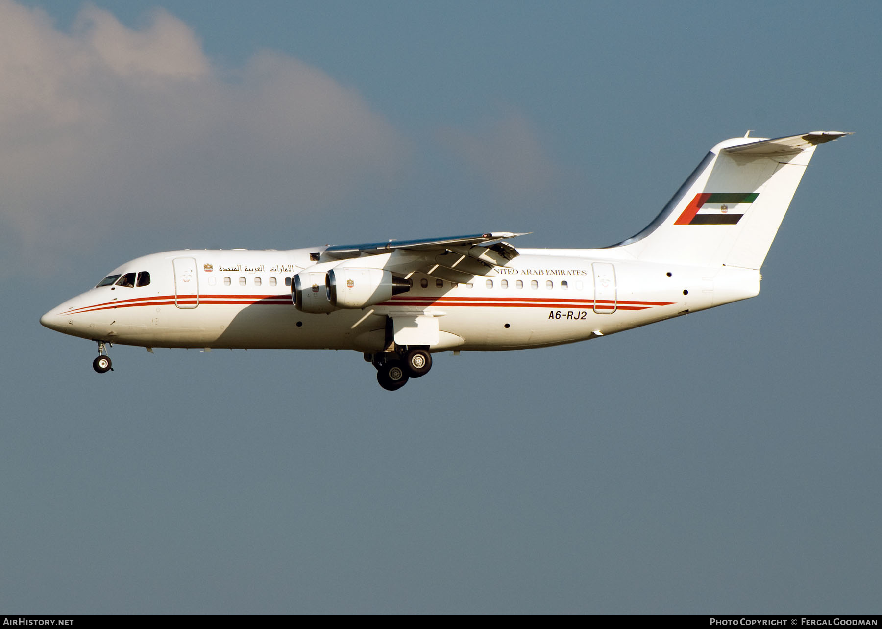 Aircraft Photo of A6-RJ2 | British Aerospace Avro 146-RJ85A | United Arab Emirates Government | AirHistory.net #84043