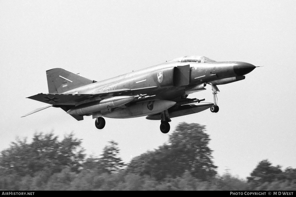 Aircraft Photo of 3857 | McDonnell Douglas F-4F Phantom II | Germany - Air Force | AirHistory.net #84049