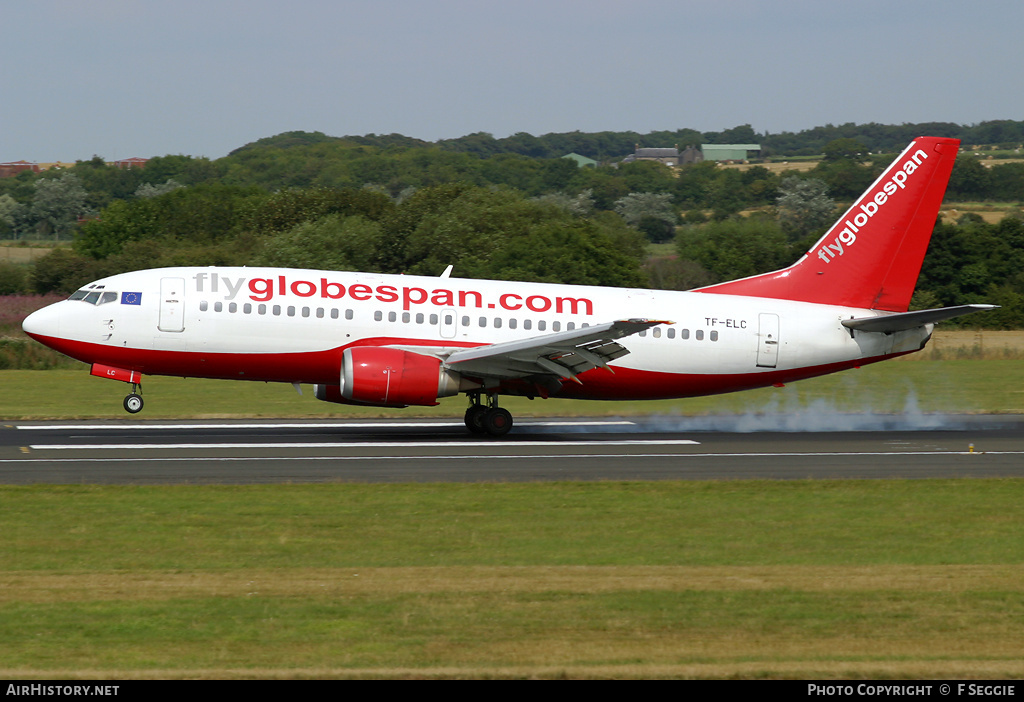 Aircraft Photo of TF-ELC | Boeing 737-3M8 | Flyglobespan | AirHistory.net #84064