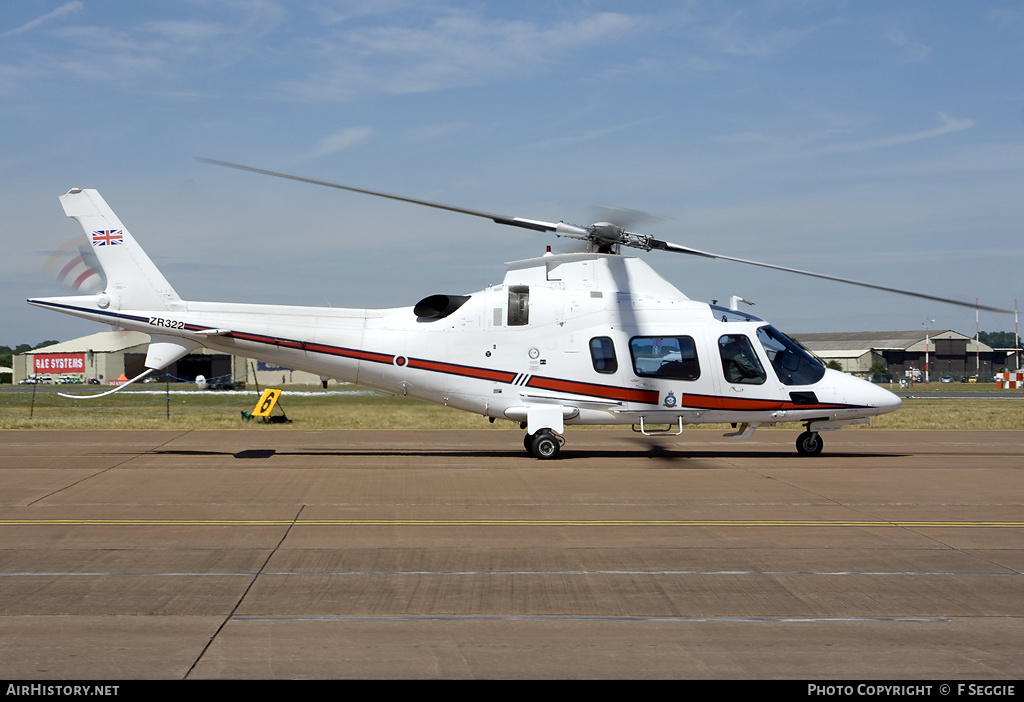 Aircraft Photo of ZR322 | Agusta A-109E Power | UK - Air Force | AirHistory.net #84095