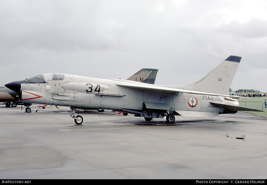 Aircraft Photo of 34 | Vought F-8E(FN) Crusader | France - Navy | AirHistory.net #84098