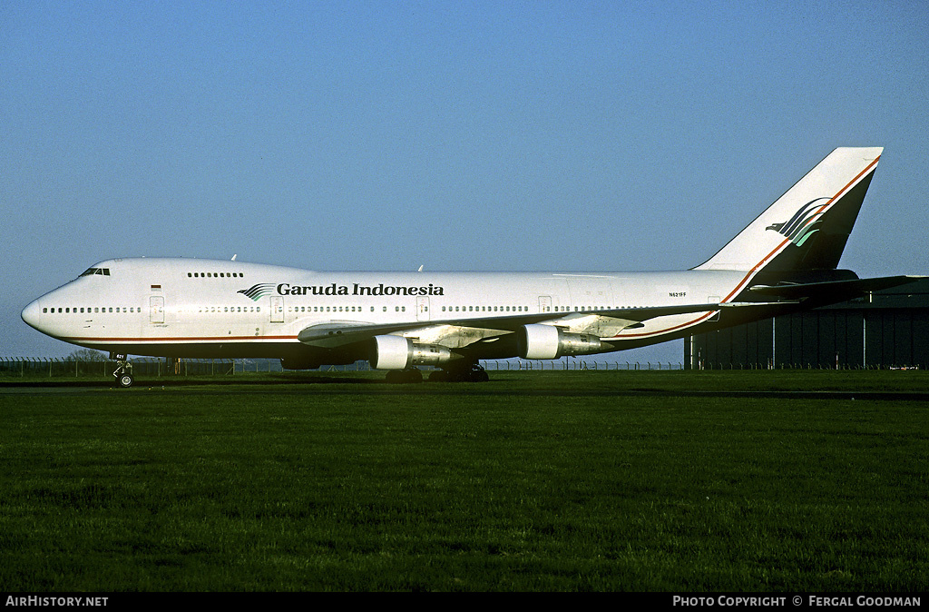 Aircraft Photo of N621FF | Boeing 747-259BM | Garuda Indonesia | AirHistory.net #84126