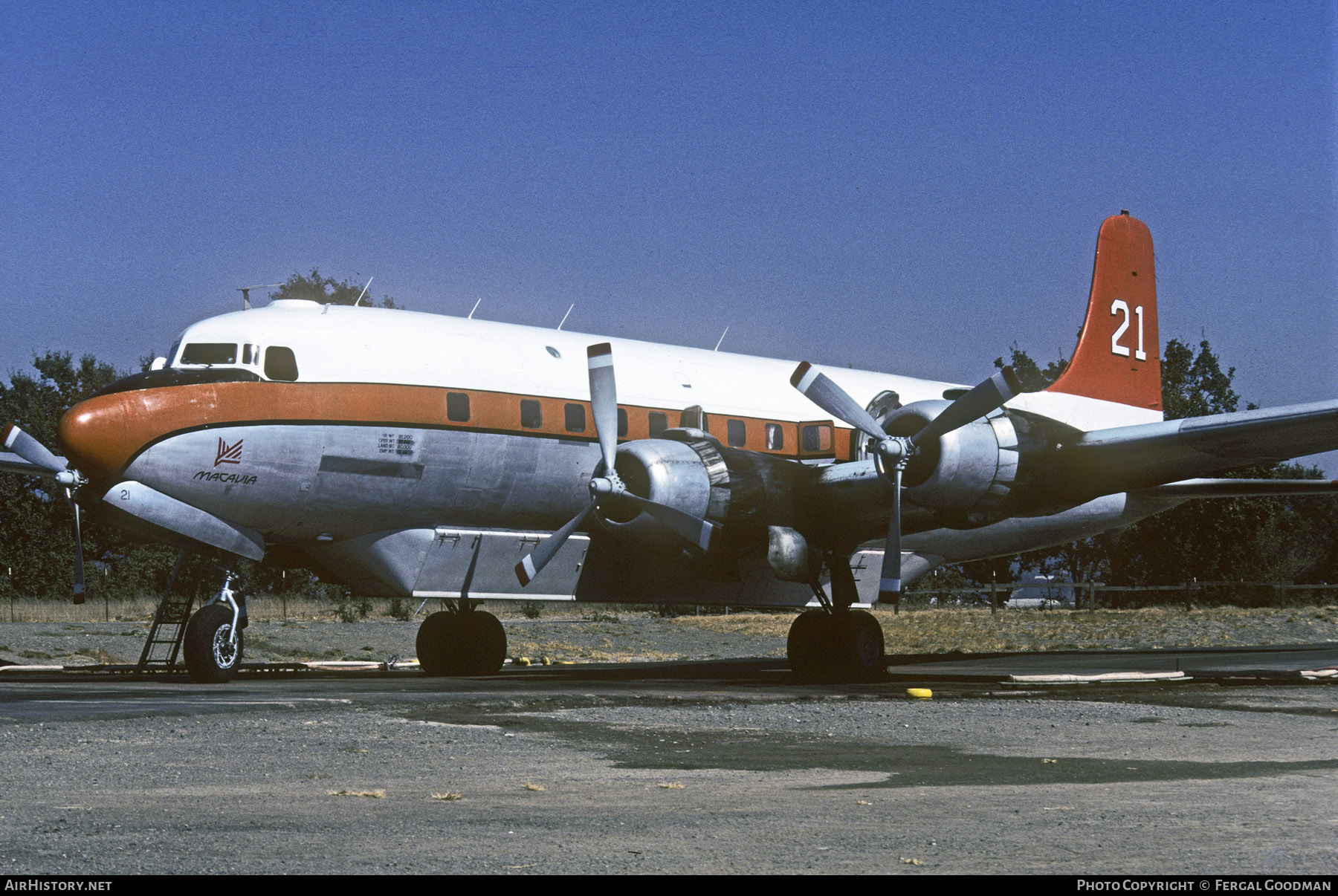 Aircraft Photo of N90MA | Douglas DC-6/AT | Macavia International | AirHistory.net #84128