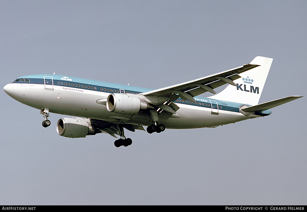 Aircraft Photo of PH-AGD | Airbus A310-203 | KLM - Royal Dutch Airlines | AirHistory.net #84138