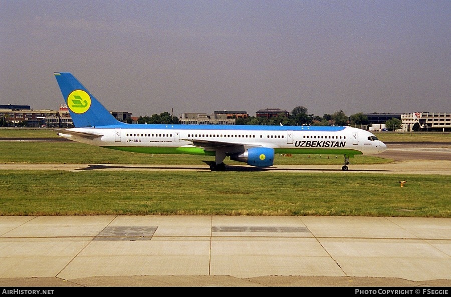 Aircraft Photo of VP-BUB | Boeing 757-23P | Uzbekistan Airways | AirHistory.net #84151
