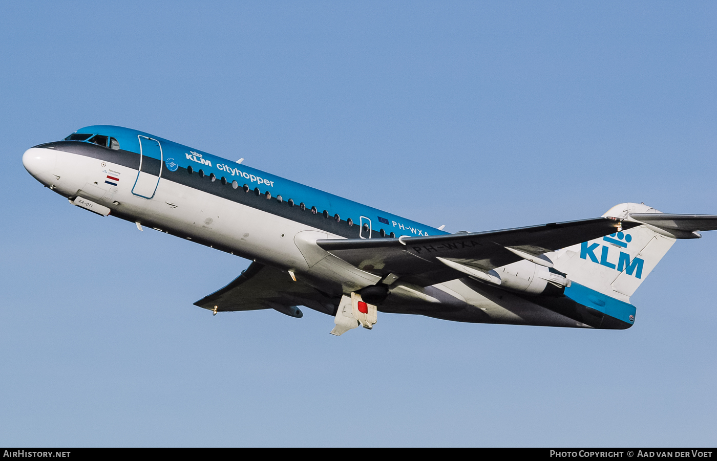Aircraft Photo of PH-WXA | Fokker 70 (F28-0070) | KLM Cityhopper | AirHistory.net #84164