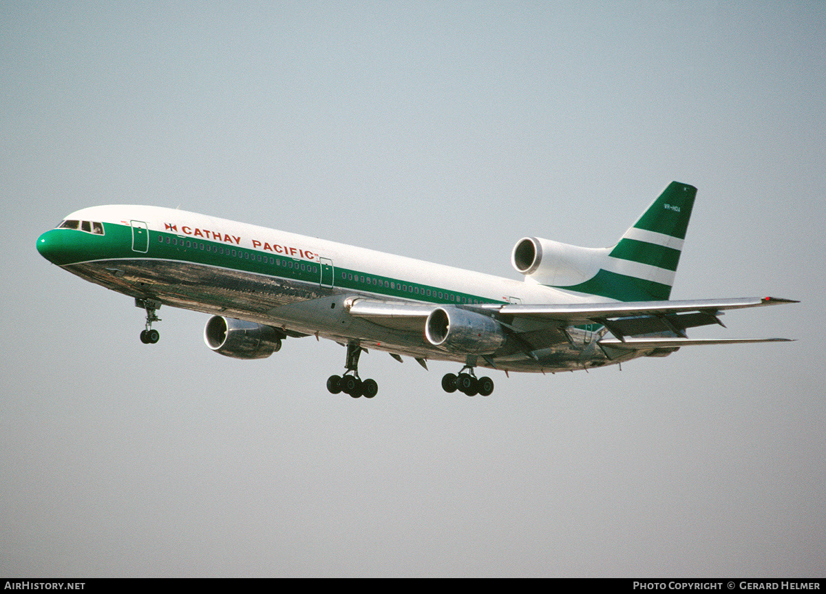 Aircraft Photo of VR-HOA | Lockheed L-1011-385-1 TriStar 1 | Cathay Pacific Airways | AirHistory.net #84171