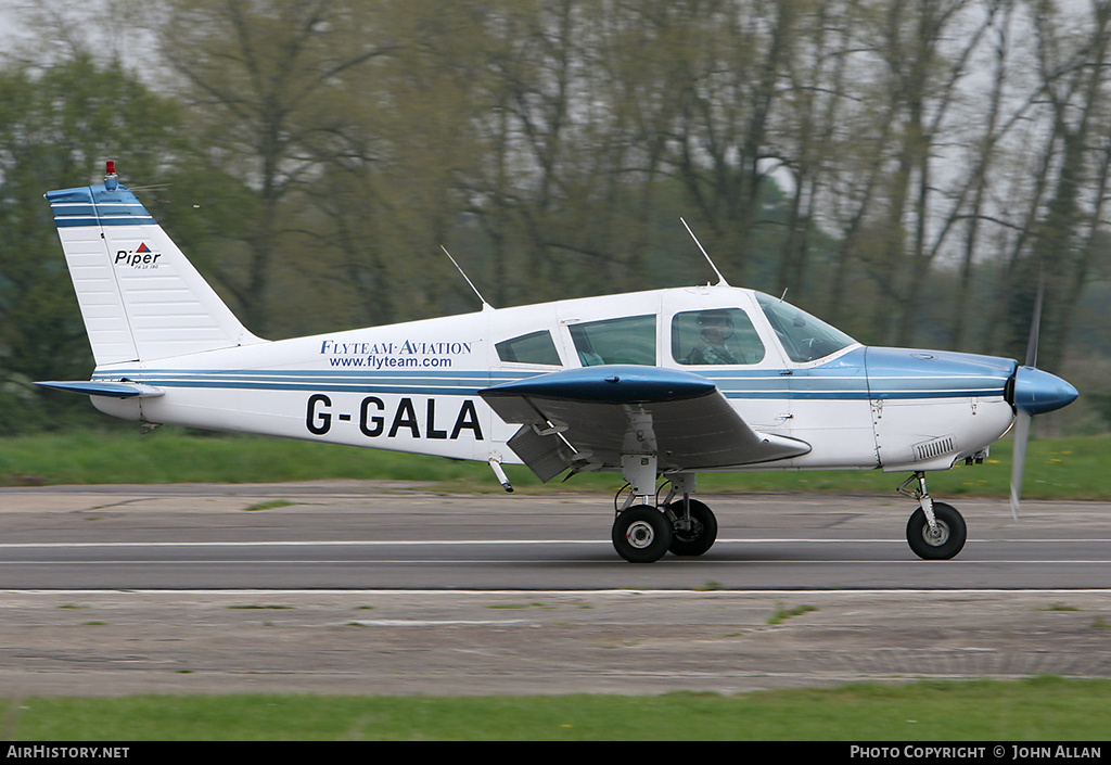 Aircraft Photo of G-GALA | Piper PA-28-180 Cherokee E | Flyteam Aviation | AirHistory.net #84189