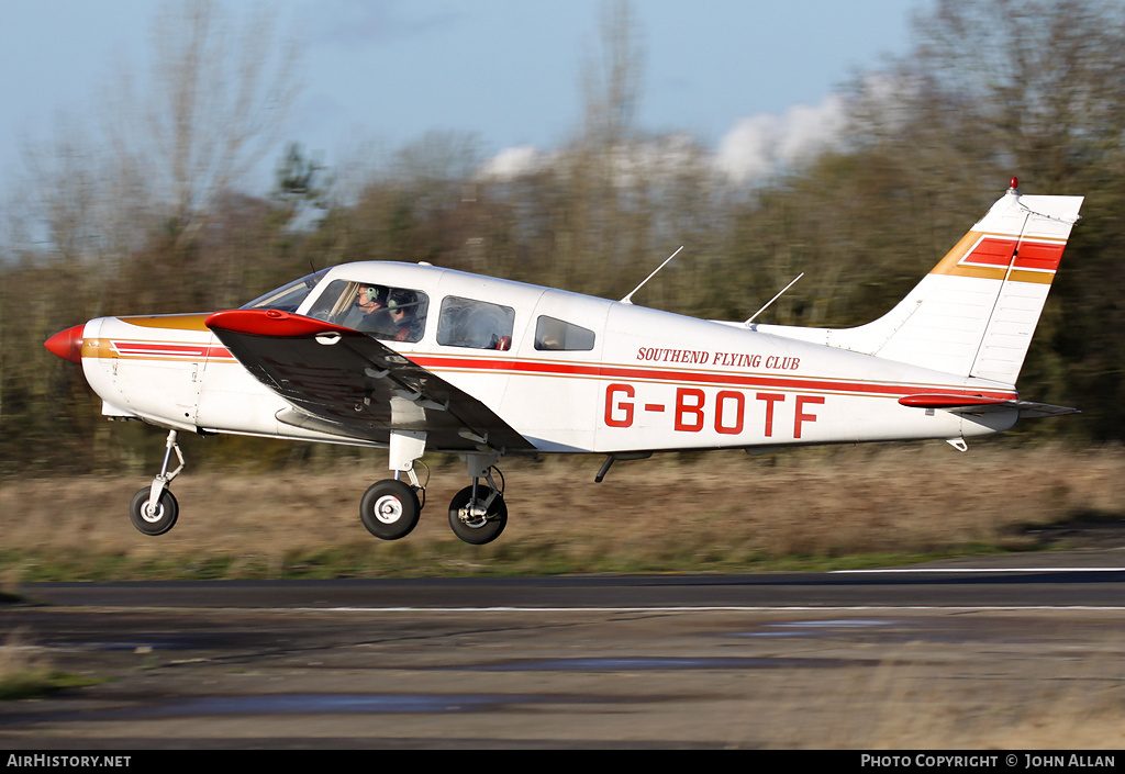 Aircraft Photo of G-BOTF | Piper PA-28-151 Cherokee Warrior | Southend Flying Club | AirHistory.net #84194