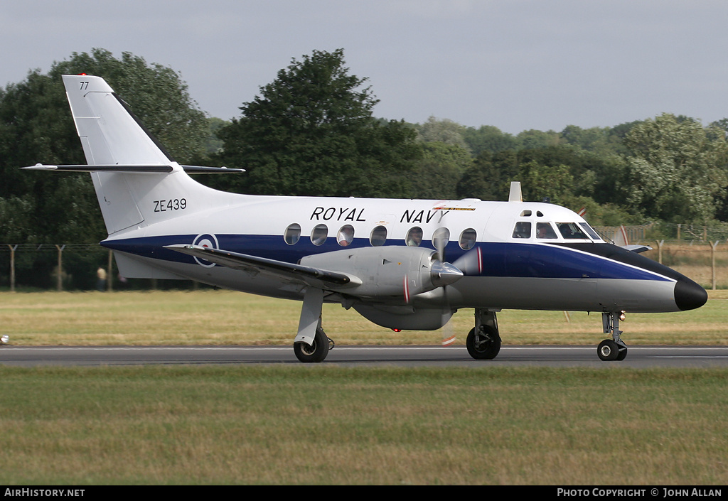 Aircraft Photo of ZE439 | British Aerospace BAe-3100 Jetstream T3 | UK - Navy | AirHistory.net #84197