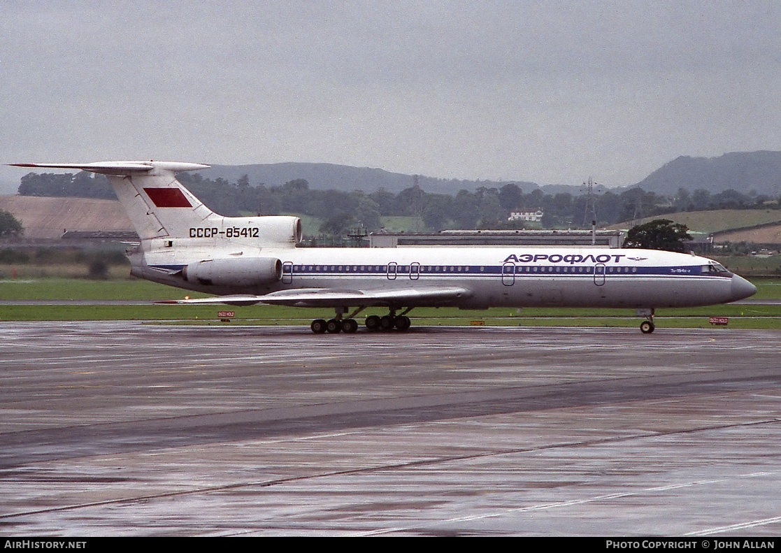 Aircraft Photo of CCCP-85412 | Tupolev Tu-154B-2 | Aeroflot | AirHistory.net #84202