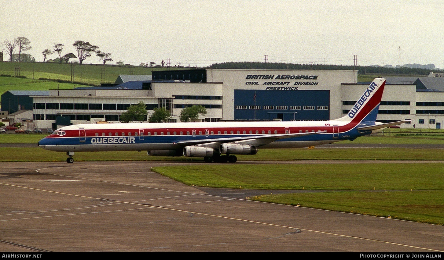 Aircraft Photo of C-GQBA | McDonnell Douglas DC-8-63 | Quebecair | AirHistory.net #84204