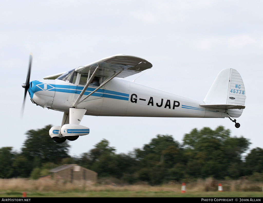 Aircraft Photo of G-AJAP | Luscombe 8A Silvaire | AirHistory.net #84210