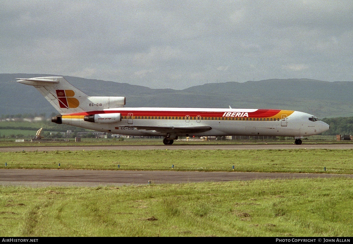 Aircraft Photo of EC-CID | Boeing 727-256/Adv | Iberia | AirHistory.net #84213