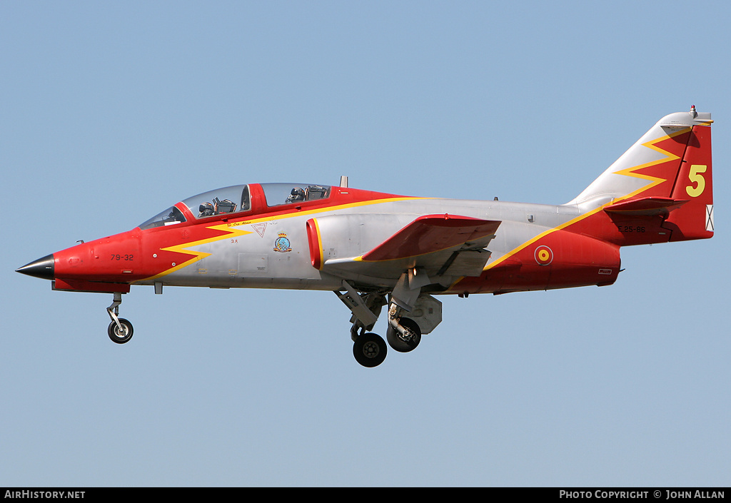 Aircraft Photo of E.25-86 | CASA C101EB Aviojet | Spain - Air Force | AirHistory.net #84232