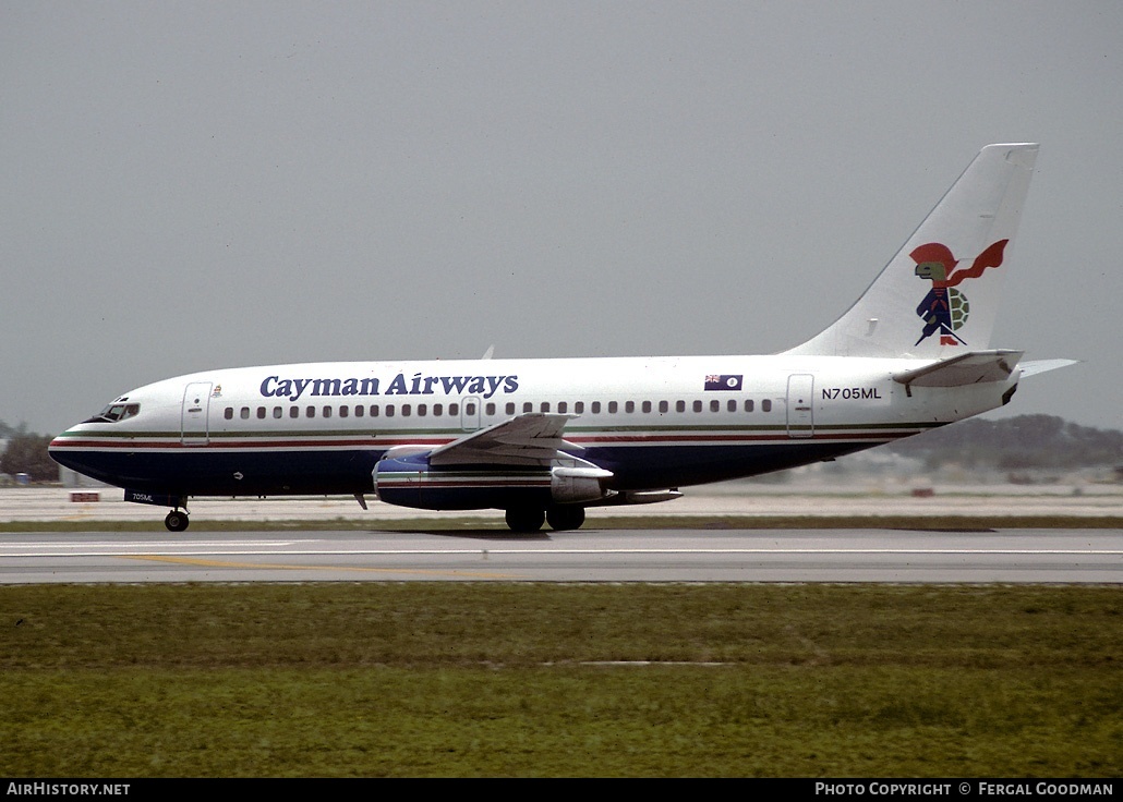 Aircraft Photo of N705ML | Boeing 737-2T4/Adv | Cayman Airways | AirHistory.net #84241
