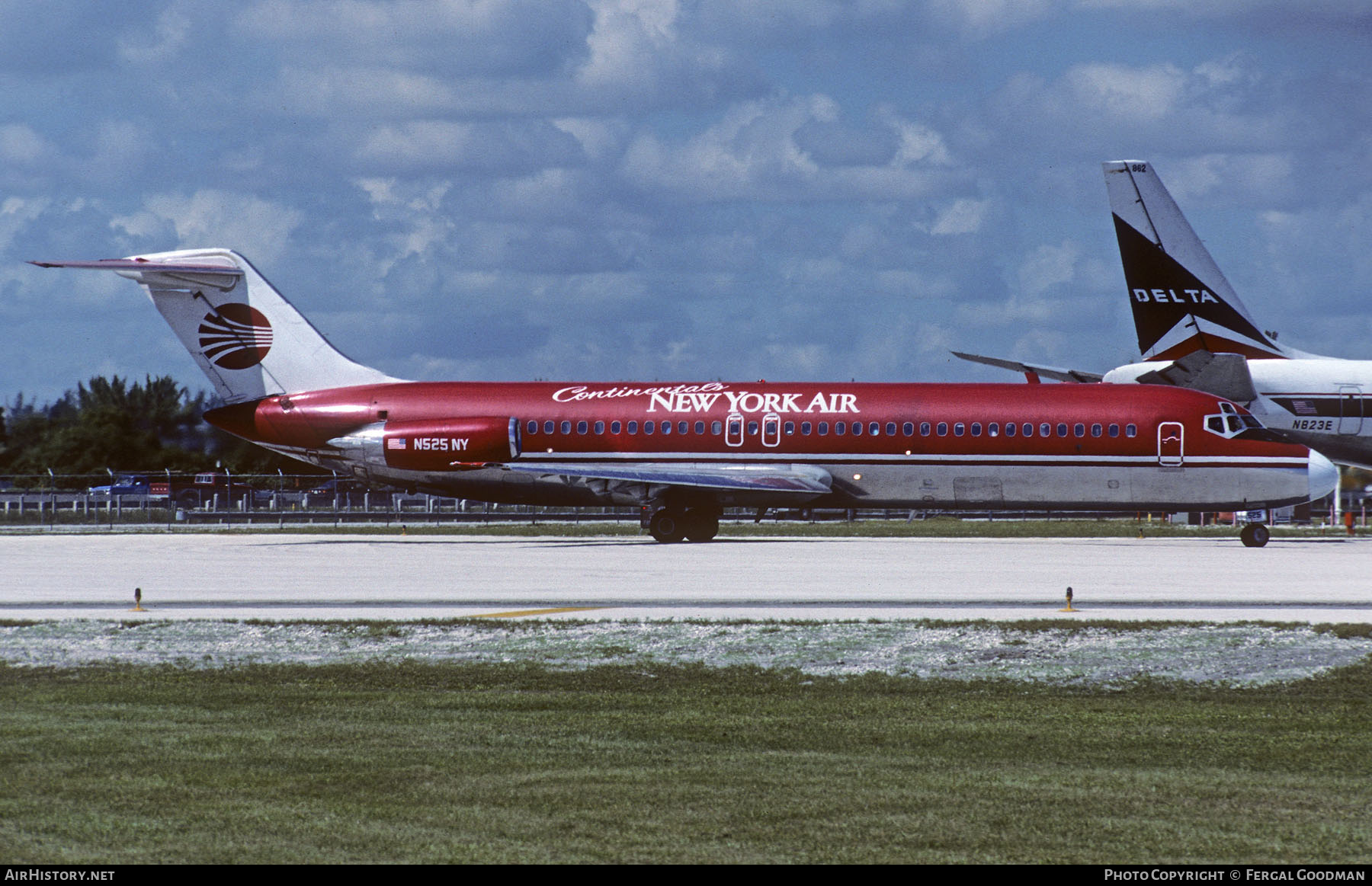 Aircraft Photo of N525NY | McDonnell Douglas DC-9-32 | Continental's New York Air | AirHistory.net #84242