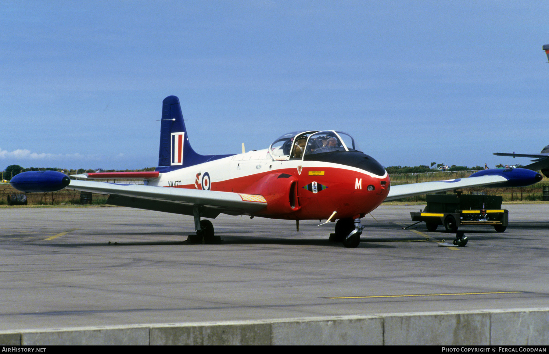 Aircraft Photo of XM470 | Hunting P.84 Jet Provost T3A | UK - Air Force | AirHistory.net #84244