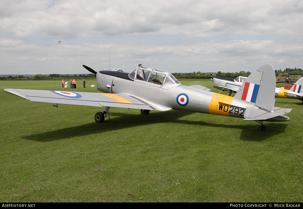 Aircraft Photo of G-BCRX / WD292 | De Havilland DHC-1 Chipmunk Mk22 | UK - Air Force | AirHistory.net #84258