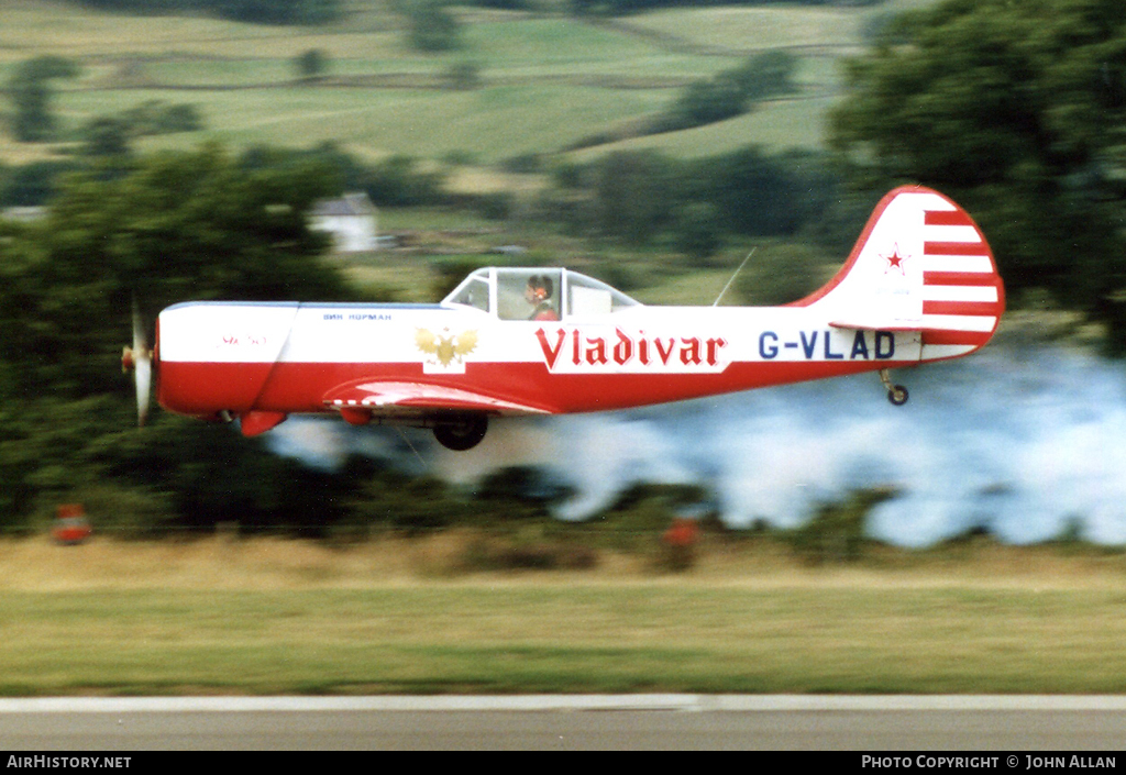 Aircraft Photo of G-VALD | Yakovlev Yak-50 | Vladivar | Soviet Union - Air Force | AirHistory.net #84271