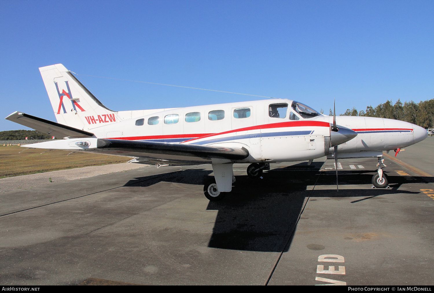 Aircraft Photo of VH-AZW | Cessna 441 Conquest | Hardy Aviation | AirHistory.net #84281