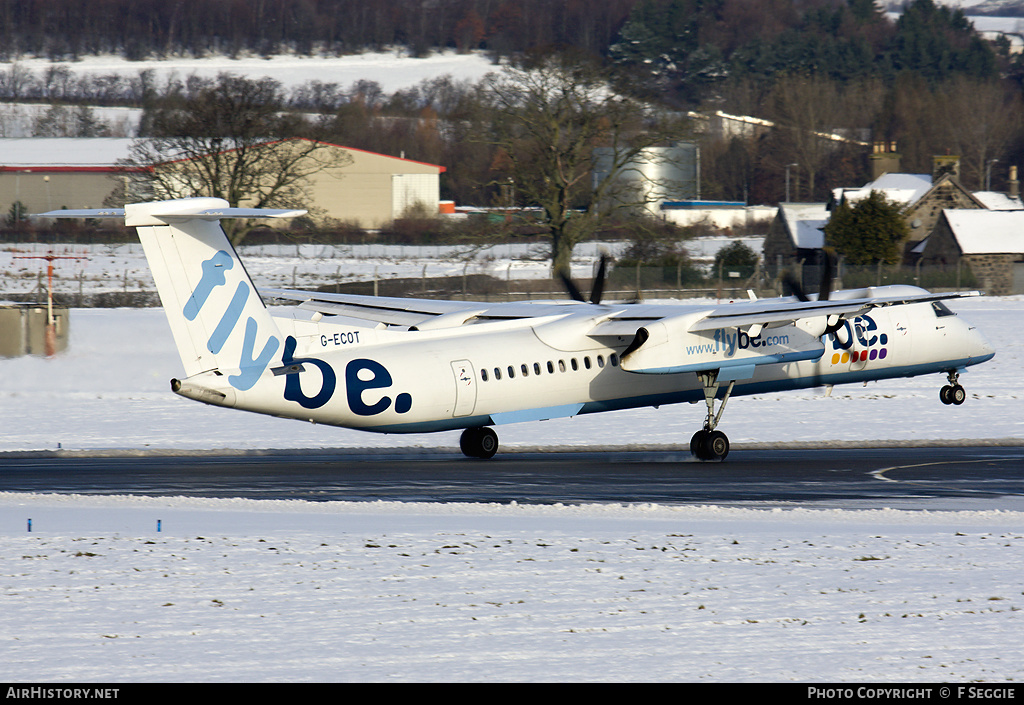 Aircraft Photo of G-ECOT | Bombardier DHC-8-402 Dash 8 | Flybe | AirHistory.net #84297