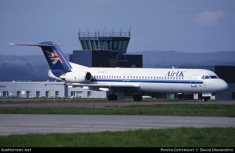 Aircraft Photo of G-UKFC | Fokker 100 (F28-0100) | Air UK | AirHistory.net #84300