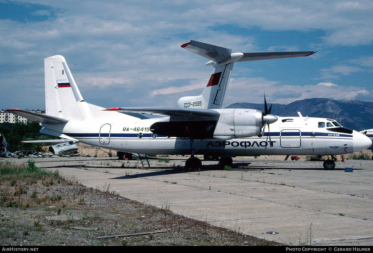 Aircraft Photo of RA-46415 | Antonov An-24B | Aeroflot | AirHistory.net #84301