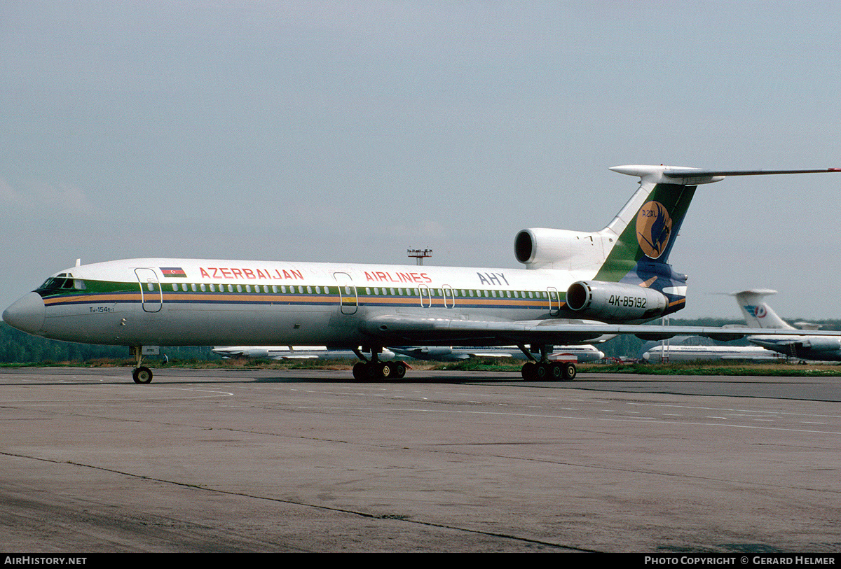 Aircraft Photo of 4K-85192 | Tupolev Tu-154B-1 | Azerbaijan Airlines - AZAL - AHY | AirHistory.net #84332