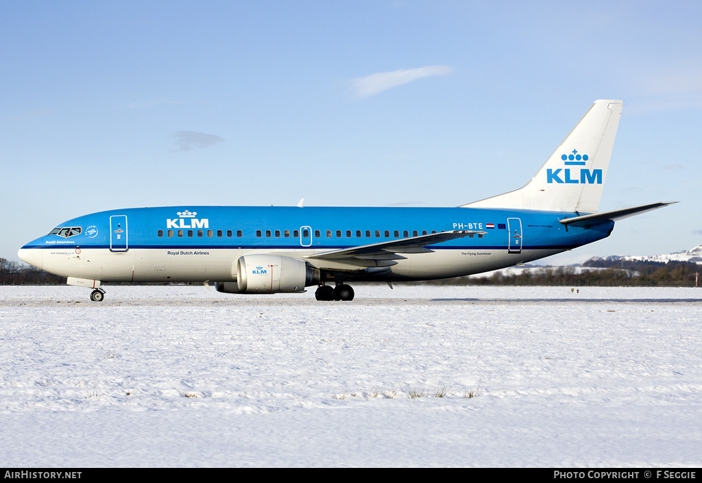 Aircraft Photo of PH-BTE | Boeing 737-306 | KLM - Royal Dutch Airlines | AirHistory.net #84355