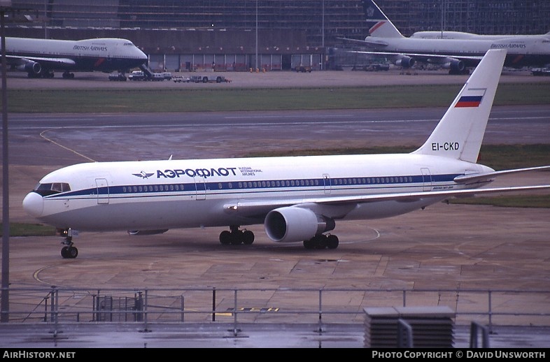 Aircraft Photo of EI-CKD | Boeing 767-3Y0/ER | Aeroflot - Russian International Airlines | AirHistory.net #84359