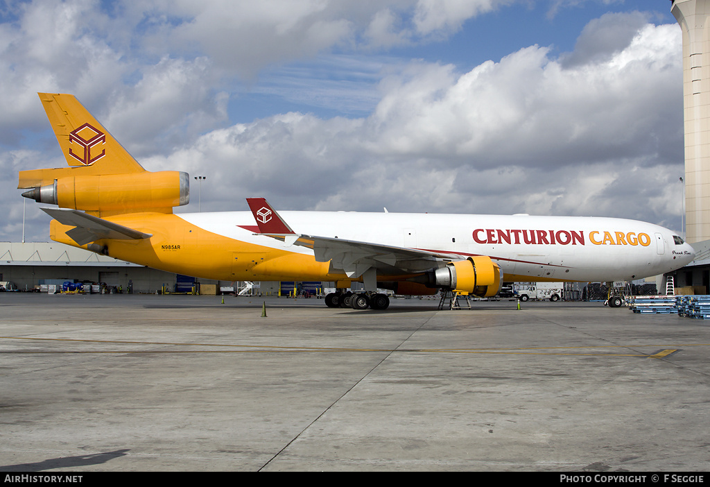 Aircraft Photo of N985AR | McDonnell Douglas MD-11/F | Centurion Cargo | AirHistory.net #84361