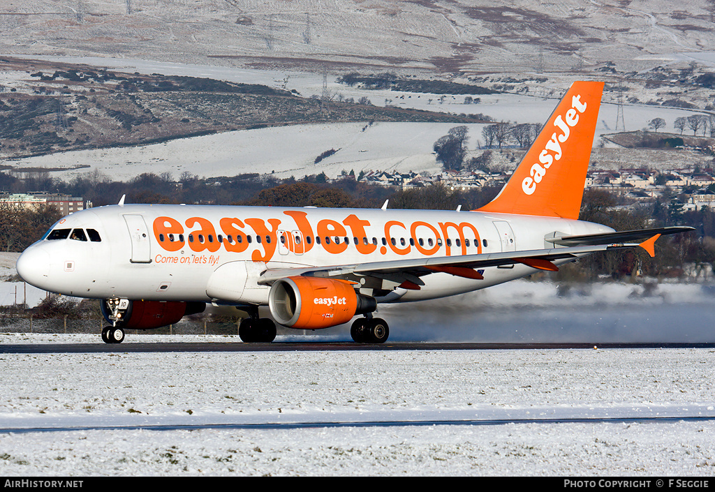 Aircraft Photo of G-EZIO | Airbus A319-111 | EasyJet | AirHistory.net #84363