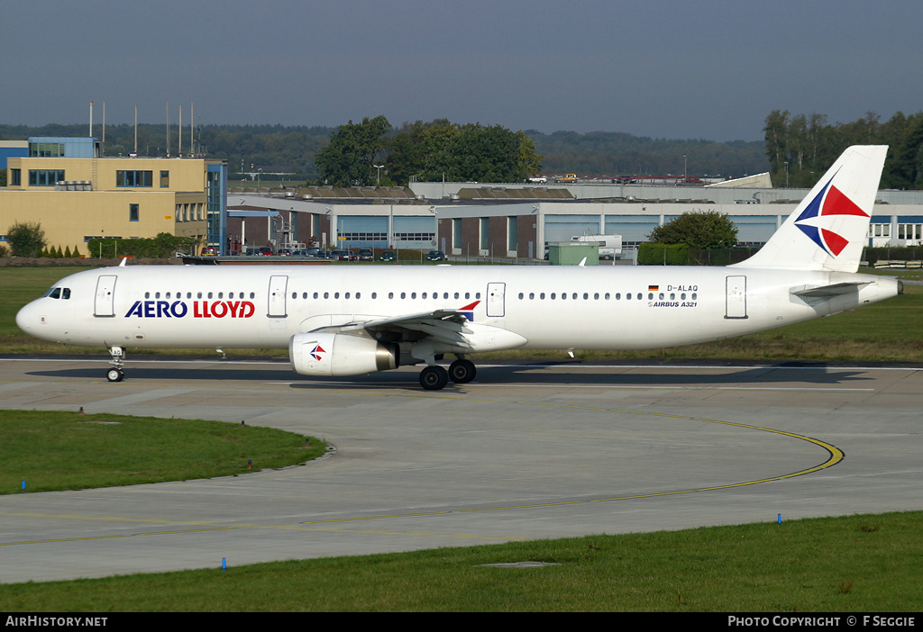 Aircraft Photo of D-ALAQ | Airbus A321-231 | Aero Lloyd | AirHistory.net #84382
