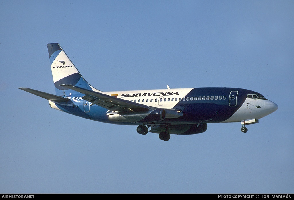 Aircraft Photo of YV-74C | Boeing 737-229/Adv | Servivensa | AirHistory.net #84386
