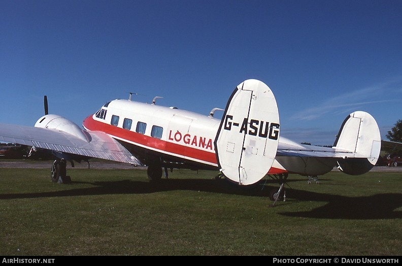 Aircraft Photo of G-ASUG | Beech E18S-9700 | Loganair | AirHistory.net #84387