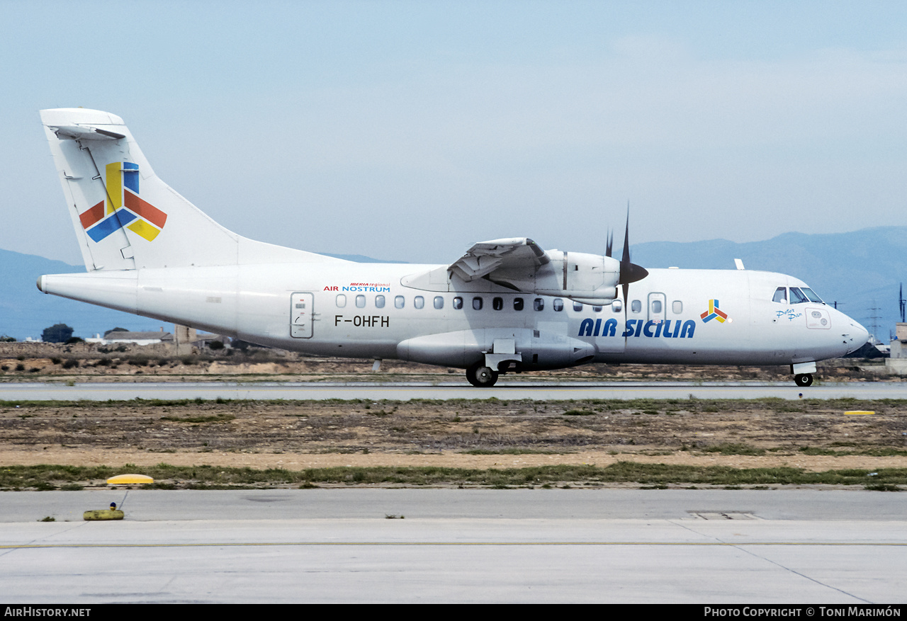 Aircraft Photo of F-OHFH | ATR ATR-42-300 | Air Sicilia | AirHistory.net #84390