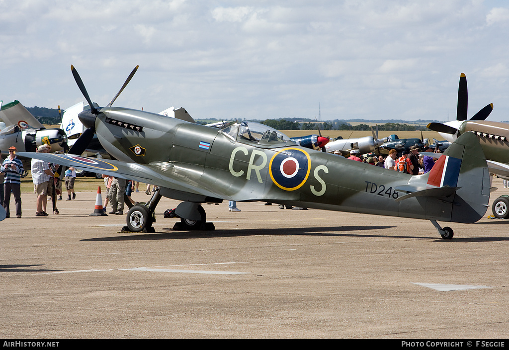 Aircraft Photo of G-OXVI / TD248 | Supermarine 361 Spitfire LF16E | UK - Air Force | AirHistory.net #84400