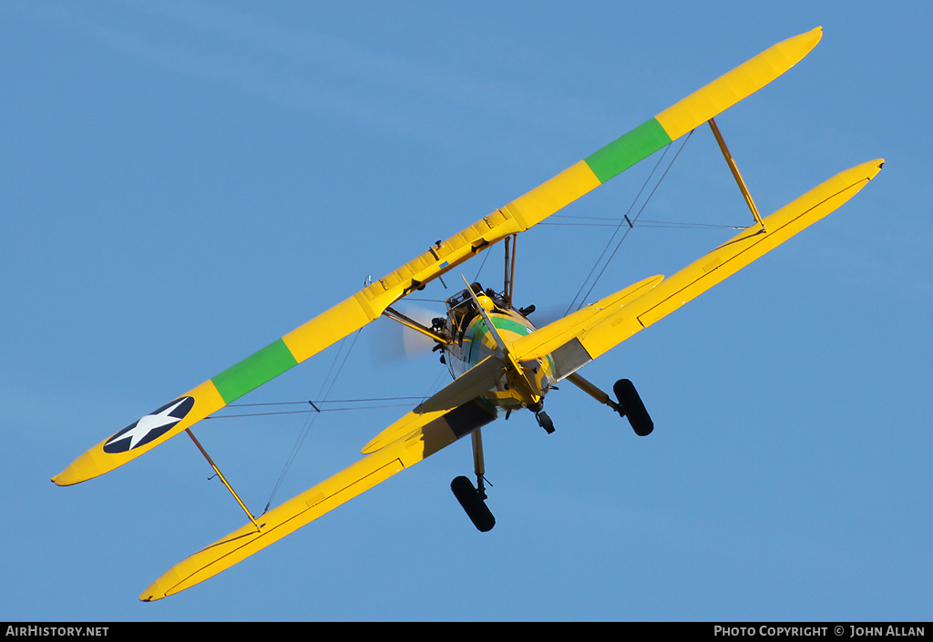 Aircraft Photo of G-OBEE | Stearman N2S-3 Kaydet (B75N1) | AirHistory.net #84419