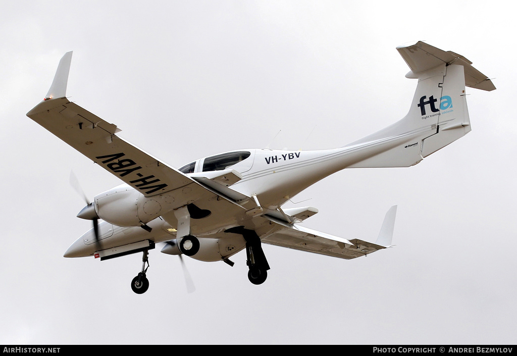 Aircraft Photo of VH-YBV | Diamond DA42-L360 Twin Star | Flight Training Adelaide - FTA | AirHistory.net #84427